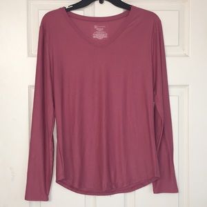 Long sleeve tee (mauve size XL 15-17)